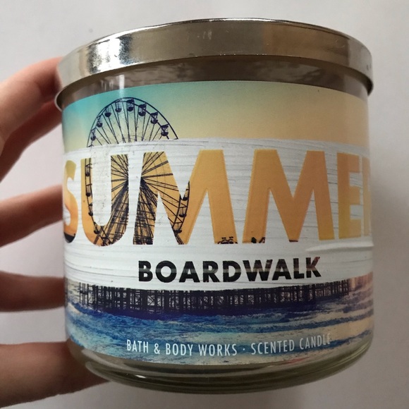 Summer Boardwalk Bath & Body Works 3-Wick Candle